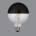ACB Електрическа крушка E27 DecoGlobo 6W LED черна (ACB62504)