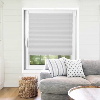 Image 1 of Grandekor Плисирана слънцезащитна полупрозрачна щора 130 х 55 см. , без необходимост от пробиване, сива BZ55A130 Grandekor® 14206