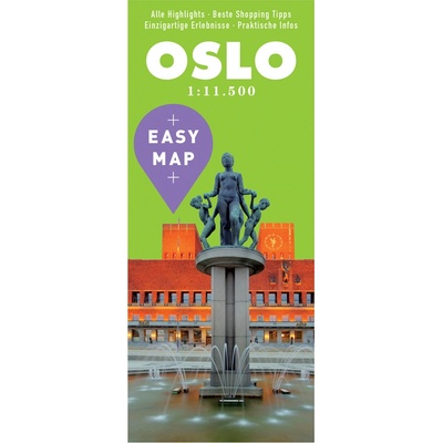 plán Oslo laminovaný