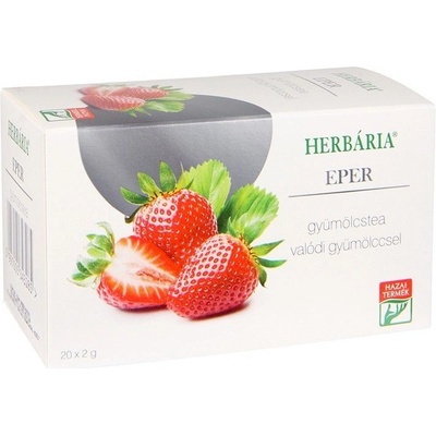 Herbária ovocný čaj jahodový 20 x 2 g