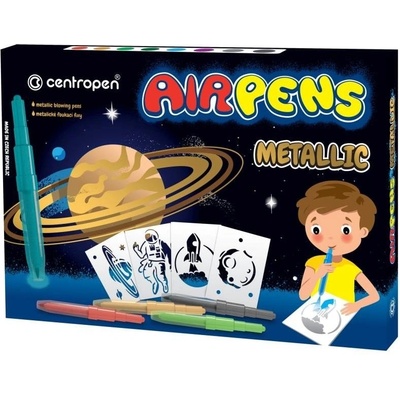 Centropen Air Pens Metallic 1590 8 ks
