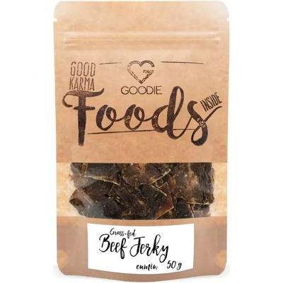 Goodie Grass-fed sušené hovězí maso Jerky Kmín 50 g