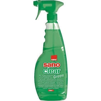 Sano Преперат за прозорци Sano зелен с помпа 1л (7290102990603)
