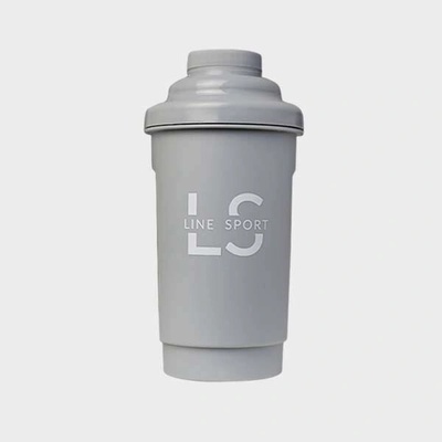 Šejkr na proteinové koktejly Line Sport 600 ml - šedá
