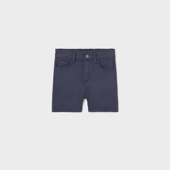 Mayoral Къси памучни панталони 5 джоба за бебе момче в тъмно синьо Майорал
