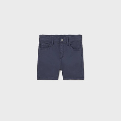 Mayoral Къси памучни панталони 5 джоба за бебе момче в тъмно синьо Майорал