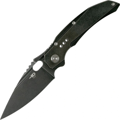 Bestech EXPLOIT S35VN, Black Stonewash, Titanium, Black Stonewash BT2005C