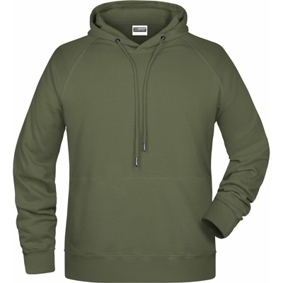 Daiber 8024 olive mikina s kapucí