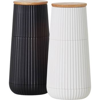 AdHoc Мелнички за сол и пипер Scape черни и бели 2 бр (AH-MP150)