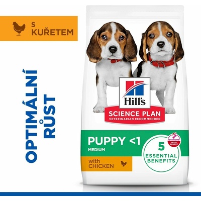 Hill's Science Plan Puppy Medium s kuraťom 6 kg