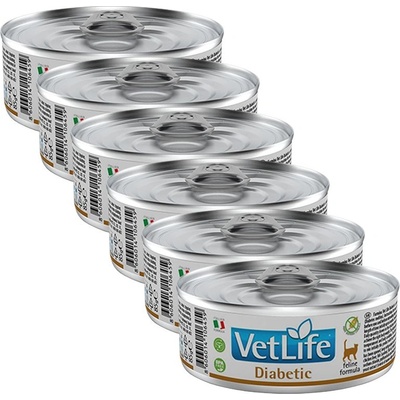 Vet Life Diabetic 6x85 g