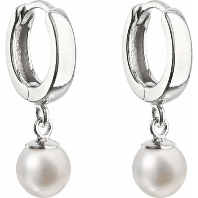 Pavona Stříbrné kruhy s říčními perlami 21008.1