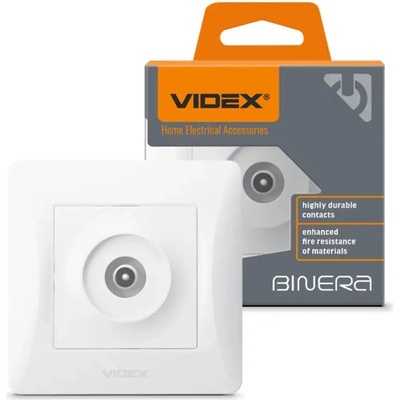 Videx Tv РОЗЕТКА vf-bnsk1tvme-w binera videx - БЯЛ