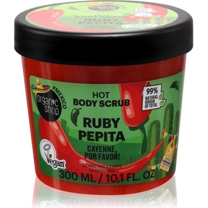 Organic Shop Body Scrub Ruby Pepita скраб за тяло със затоплящ ефект 300ml