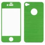 Sentio Screen Protector for iPhone 4S Metal Green2in1