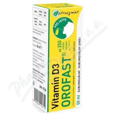 OROFAST Vitamín D3 sublinguální sprej 50 ml