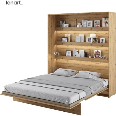 Dig-net náb ytok Lenart Bed Concept BC-13 Sklápacia dub artisan