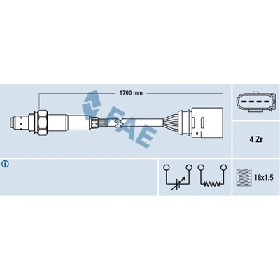 Lambda sonda FAE 77147