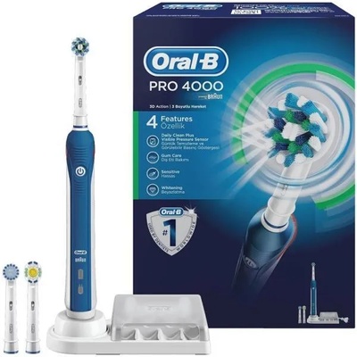 Oral-B PRO 4000 Cross Action blue