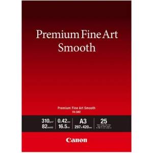 Canon Premium Fine Art Smooth 1711C013, 310 g/m2, A3, 25 бр. , матов, мастиленоструен, бял, фотохартия (1711C013)