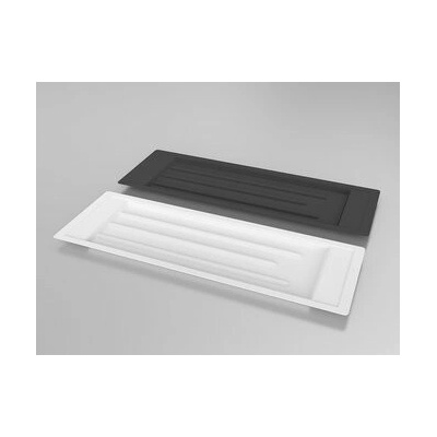 Metpol bílá odkapávací miska 59,5 × 20 cm pro dvoupatrový odkapávač 60 cm