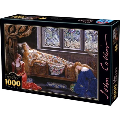 D-Toys - Puzzle Collier: Sleeping Beauty - 1 000 piese