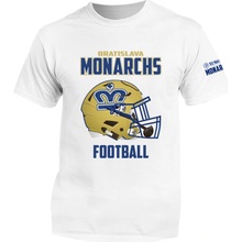 Monarchs Bratislava tričko Monarchs Helmet biele