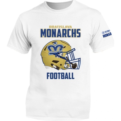 Monarchs Bratislava tričko Monarchs Helmet biele