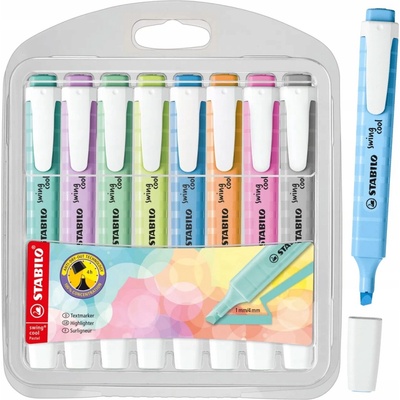 Stabilo 275-8-08-2 Swing Cool Pastel 8 ks – Hledejceny.cz
