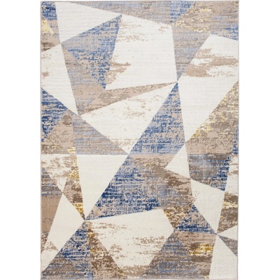 Modern Rugs Hane 663 bílý tmavě modrý