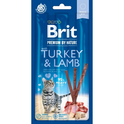 Brit Premium by Nature Cat Turkey & Lamb 3 sticks 15 g – Zbozi.Blesk.cz