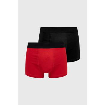 4F Pánske boxerky červené, čierne NOSH4 BIM350 62S 20S