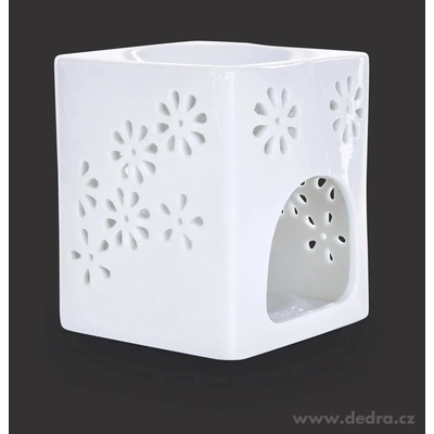 Veyra Keramická aroma lampa 10 cm biela