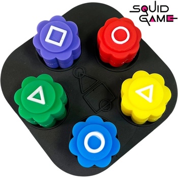 Gonggi Korejské kostky hra Squid game podstavec