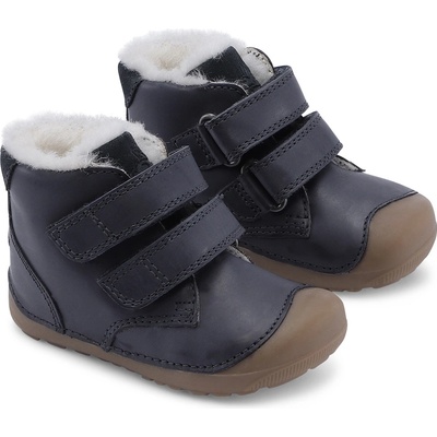 Barefoot Bundgaard dětská zimní obuv Petit Mid Winter Strap 519 Navy