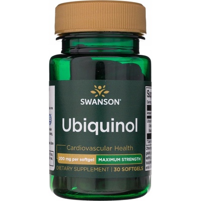 Swanson Ubiquinol Koenzym Q10 200 mg 30 kapslí