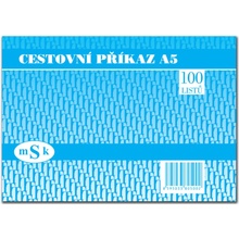 MSK 500 Cestovní příkaz A5