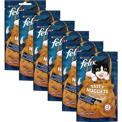 Felix Tasty Nuggets kura a kačica 6 x 50 g