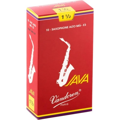 VANDOREN Платък за алт саксофон vandoren 1.5 java red cut sr2615r