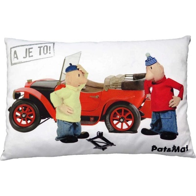Moravská ústředna Polštář Pat a Mat Defekt A je to! PLYŠ 40x30