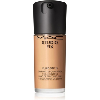 MAC Cosmetics Studio Fix Fluid SPF 15 24HR Matte Foundation + Oil Control матиращ фон дьо тен SPF 15 цвят NC30 30ml