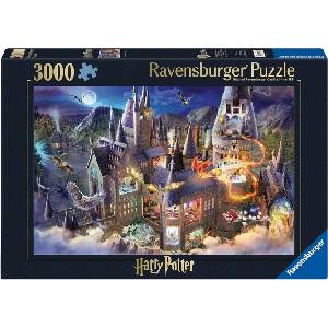Ravensburger Пъзел Ravensburger от 3000 части - Замъкът Хогуортс (17561)