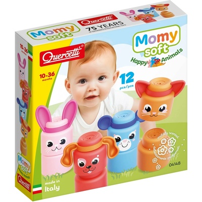 Quercetti 4148 Momy Soft Happy Animals – Zboží Dáma