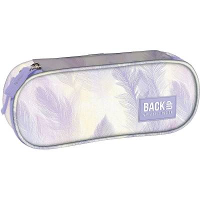 BackUP Овален несесер BackUp 8 A - Pastel Feathers (709760)