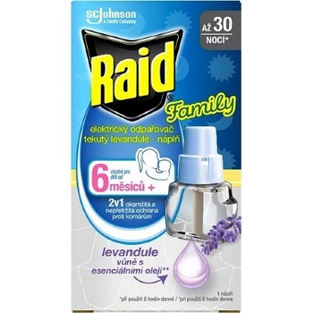 Raid Elektrická tekutá náplň Levanduľa 21 ml 30 nocí