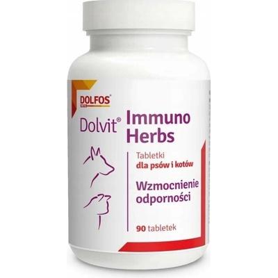 Dolvit Immuno Herbs PODPORA IMUNITY pro PSY a KOČKY 90 tablet