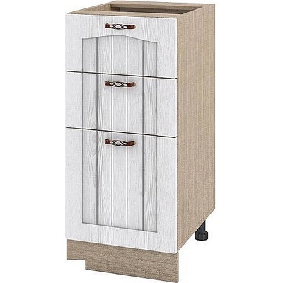 ИРИМ Долен кухненски шкаф Сити МФ-Бяло фладер-04-27 десен 40 см