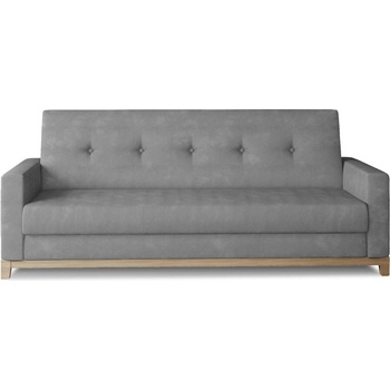 Eltap Светлосив кадифен разтегателен диван с място за съхранение 216 cm Selene - ELTAP (Sel_08_BW)