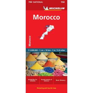 Michelin Map Africa Morocco 742 (ISBN: 9782067263987)