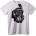 NOONEBRAND Тениска Мопс гангстер - 2XL, White